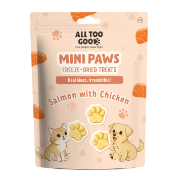 All Too Good Mini Paws Freeze-Dried Treats Salmon 54g All Too Good Mini Paws Freeze-Dried Treats Salmon 54g